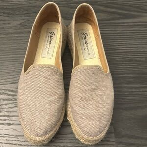 🍍 Gaimo Slip On Espadrille EU 39 Woven Canvas Platform 🍍